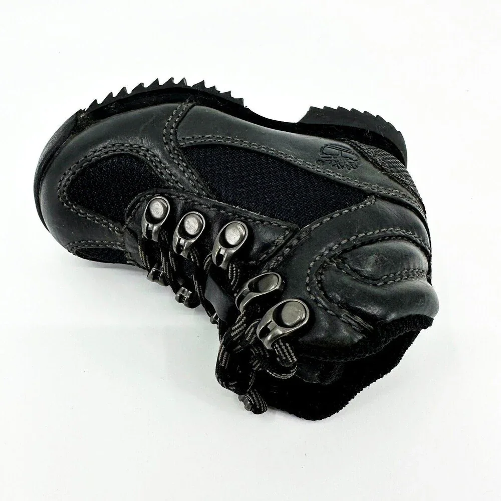 Timberland Toddlers 2.0 Euro Hiker Black Noir Size 4 Boots 57809